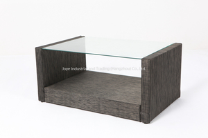 Mobilier d'extérieur moderne Joye Leisure Vente en gros bon marché Patio 4Pcs Ensemble <span class=keywords><strong>de</strong></span> canapés en acier Teslin Kd Garden Kd Style - Product Image 6