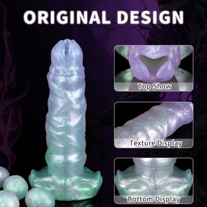YC-2181 Dildo de Silicona Líquida para Depositar Huevos, Ovipositor Anal y Vaginal con 5 Bolas, Molde de Huevo, Juguetes Sexuales de Masturbación para Hombres, Mujeres y Parejas - Product Image 3