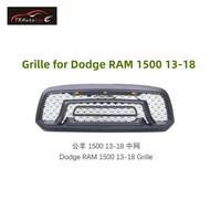 TR Stilvoller Aggressiver Frontgrill für Dodge Ram 2013-2018 1500 Neues ABS-Material Verbesserung für Fahrzeug