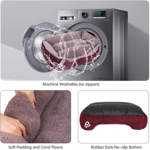 Venta al por mayor de alta calidad lindo suave mascota gato perro cálido cómodo sofá cama para animales de compañía - Product Image 3