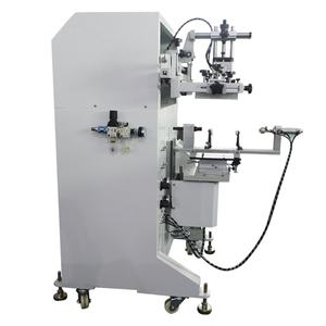 Most Popular High Quality Semi- Automatic Cylinder Screen Printer Farm Industries Case Jar Bottle Container Labels - Product Image 4