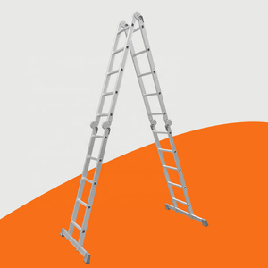 EN131 Venta caliente <span class=keywords><strong>Escalera</strong></span> multiusos <span class=keywords><strong>Escalera</strong></span> plegable múltiple de gravedad de 4 secciones y 3 peldaños - Product Image 4