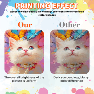 Vente en Gros Usine Hongcai Encre de Sublimation 100 ml pour Imprimante I3200 4720 1600 L805 L1800 Encre d'Impression par Transfert <span class=keywords><strong>4</strong></span> Couleurs - Product Image 3