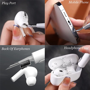 HMJ multifunción multifuncional teléfono auricular limpiador Kit para Apple limpieza pluma Pro Kit <span class=keywords><strong>airpods</strong></span> limpiador - Product Image 6