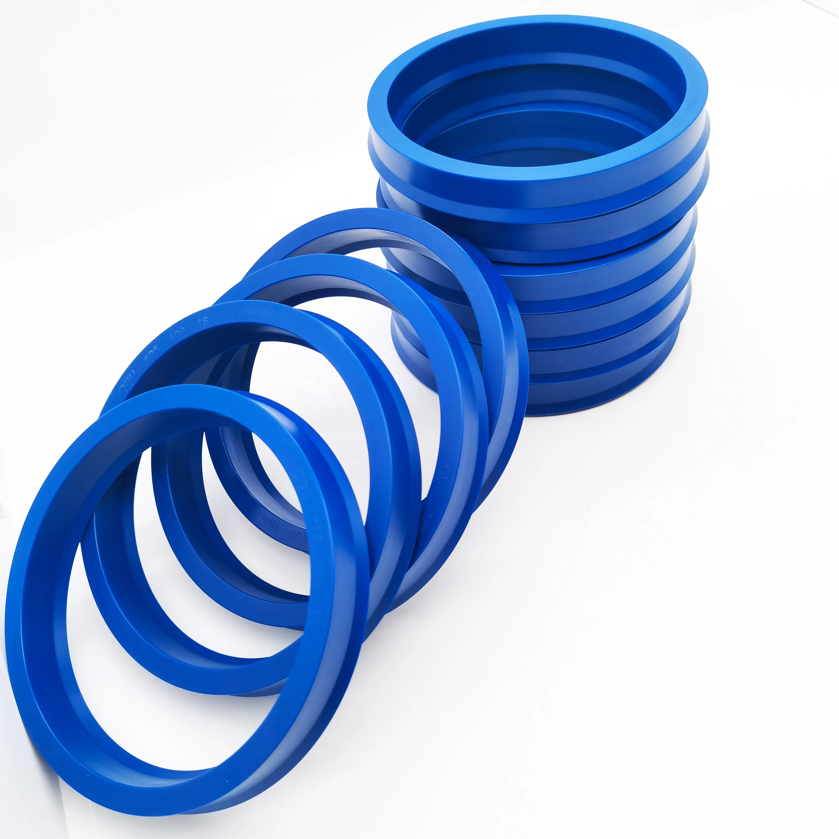 Cfnak Fabriek Verkoop Blauw Polyurethaan Olie Afdichting U-Type Hydraulische Zuiger Afdichting Ring Un Rod Afdichting