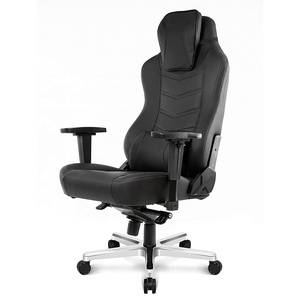 <span class=keywords><strong>Chaise</strong></span> de gaming en mousse et cuir PU de qualité supérieure, fauteuil de jeu à haute résistance en aluminium argenté et durcisseur - Product Image 2