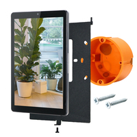 Control de Iluminación Inteligente para Oficina, Pantalla Táctil Digital Android AIO de 8 Pulgadas, Tablet POE con Luces LED RGB