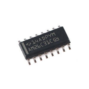 Composants électroniques : Puce de pilote de ligne différentielle quadruple SOIC-16 AM26C31CDR AM26LV31CDR - Product Image 1
