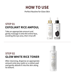 Tonique de riz éclaircissant pour peaux ternes, sans parabènes ni silicone, léger, non comédogène, restaure l'équilibre de l'hydratation - Product Image 5