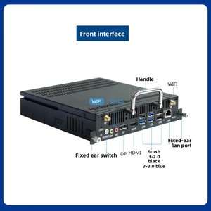 Computadora OPS Plug-and-Play para Conferencias, <span class=keywords><strong>Enseñanza</strong></span>, Transmisión en Vivo, Táctil, 4K, Todo en Uno, Portátil, Mini Host, 4GB/8GB RAM - Product Image 4