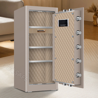 Coffre-fort électronique intelligent CEQSAFE en acier avec application et verrouillage par empreinte digitale – Sécurité domestique renforcée, stockage numérique, accès ouvert