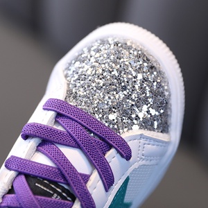 Baskets pour enfants printemps, mode fille, scintillantes et antidérapantes, baskets épaisses pour enfants, chaussures de bébé, baskets de sport décontractées - Product Image 3