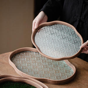 Élégant plateau décoratif hexagonal en bois de bouleau caractéristique écologique pour les écrans de pièce maîtresse et la décoration intérieure - Product Image 5