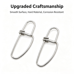 Oferta Especial: Conector Giratorio <span class=keywords><strong>de</strong></span> Seguridad <span class=keywords><strong>de</strong></span> Acero Inoxidable 304 para Señuelos, Doble Seguridad, Accesorios <span class=keywords><strong>de</strong></span> <span class=keywords><strong>Pesca</strong></span> para Pescadores - Product Image 2