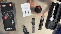 Montre connectée pour homme Pro, étanche IP65, pour l'extérieur, 3 bracelets, moniteur de fréquence cardiaque, écran tactile OLED, charge sans fil, OEM