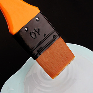 Watercolor Acrylic Oil Painting <b>Brushes</b> 6pcs Oil Acrylic Paintbrushes Nylon Hair <b>Paint</b> <b>Brush</b> <b>Set</b> - Product Image 3