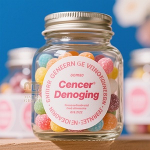 Custom <strong>Printing</strong> Service Self Adhesive Sheet Spice Jar and Food Packaging Round Seal Vinyl <strong>Plastic</strong> Logo Sticker <strong>Label</strong> for <strong>Bottle</strong> - Product Image 1