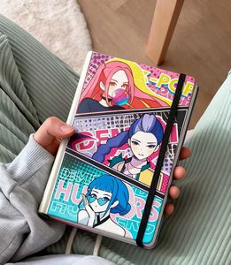 Individuare il nuovo K-POP di caccia al demone ragazze del gruppo di cancelleria per studenti A5 legato blocco note blocco note libro mastro studenti - Product Image 4
