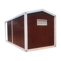 Casa Contenedor de Acero Prefabricada, Impermeable, de Construcción Rápida, para Vivienda Temporal o Uso Vacacional