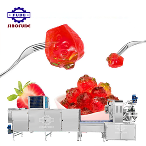 水果形状果汁软糖糖果包装机维生素自动生产水果果冻豆糖熊沉积器加工 - Product Image 5