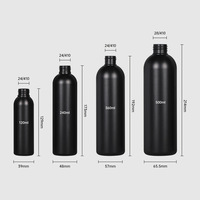Nouvelle bouteille applicatrice d'huile capillaire en plastique de 100 ml, avec buse verte, flacon vide rose de 8 oz, emballage d'huile capillaire à marque privée, flacon souple