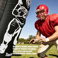 Mannequin de football gonflable personnalisé avec base lestée d'eau, 72 pouces