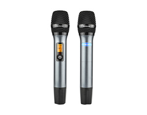 Sistema de micrófono inalámbrico profesional UHF VK-3 KTV Entertainment para karaoke, iglesia y fiestas. - Product Image 5