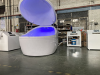 Grande cuve de flottaison Zerobody de luxe à privation sensorielle, à eau salée, avec fonction musicale, pour massage corporel, usage commercial et spa à domicile