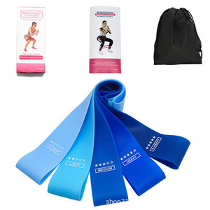 Commercio all'ingrosso Logo personalizzato Yoga Fitness esercizio elastico Stretch Mini Latex <span class=keywords><strong>Loop</strong></span> bande di resistenza attrezzature per il Fitness - Product Image 6