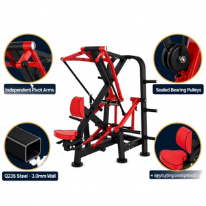 Machine à pectoraux à charge libre en acier, équipement commercial de musculation pour la poitrine et les deltoïdes dorsaux, vente en gros directe usine - Product Image 5