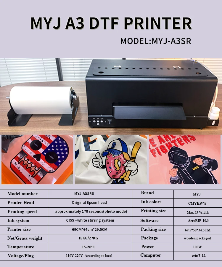 Most welcomed t shirt printing dtf printer printing machine for any kinds of fabric most convenient way
