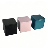 Boîte en métal de qualité alimentaire personnalisée 90x90x90mm avec couvercle plat, imprimée en offset, pour le stockage du thé, du café, des biscuits et des gâteaux