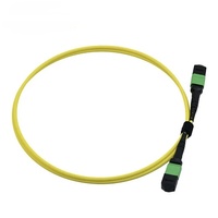Cable de Fibra Óptica MPO OM4 MPO-12 para Telecomunicaciones, Tipo A Hembra a Hembra, UPC 48F 36F 24F 12F OFNP, 15m 30m 40/100G