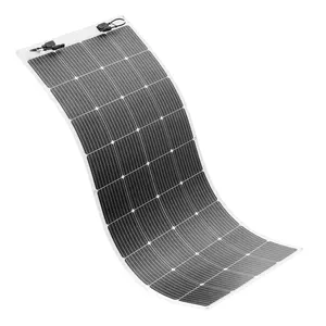 China Pv Factory 100W 120W 160W 150W 200W Ultrafino Ultraligero Etfe Paneles solares flexibles para cochera solar