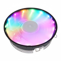 120mm aluminium RGB ventilateur de refroidissement silencieux 3Pin pour I3 1156/775/1200/LGA 1150 CPU boîtier d'ordinateur accessoire
