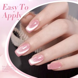BORN PRETTY - Esmalte de <span class=keywords><strong>Uñas</strong></span> Magnético con Efecto Ojo de Gato, Color Rosa Brillante, No Tóxico, Libre de Crueldad, Gel de <span class=keywords><strong>Uñas</strong></span> con Efecto Ojo de Gato Cristalino - Product Image 4