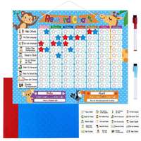 Tableau magnétique de récompenses pour enfants, suivi hebdomadaire des habitudes, planificateur de tâches pour un bon comportement, pour l'organisation familiale - Vente en gros