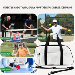 Sac de sport multifonctionnel pour raquette de pickleball, entraînement personnalisé, voyage décontracté, avec compartiment pour chaussures, sacs de sport pour raquettes - Product Image 5