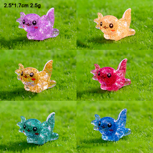 ตุ๊กตาเรซิ่นอะโซโลตลน่ารัก ของตกแต่งจิ๋วรูปสัตว์ขนาดเล็ก สำหรับตกแต่งภูมิทัศน์ อุปกรณ์ DIY - Product Image 3