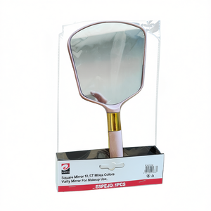 Miroir carré 12 pièces, couleurs assorties, miroir de maquillage pour usage cosmétique - Product Image 1