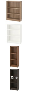 Bibliothèque de rangement <span class=keywords><strong>Billy</strong></span> Bamboo au design minimaliste moderne, modulable, sur pied, pour salon - Product Image 6