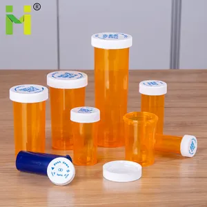 Plastic Screw Cap Small Empty Plastic Pill Other Medicine Container Bottles Tablet Bottle