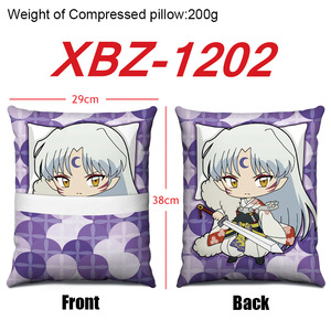 Almohada de <span class=keywords><strong>Peluche</strong></span> de <span class=keywords><strong>Inuyasha</strong></span>, Cojín de Sofá con Diseño Animado Bidimensional - Product Image 6