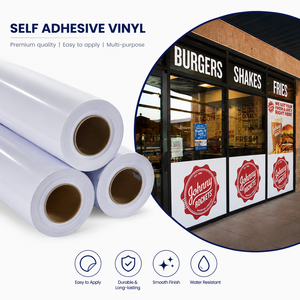 Rouleaux de <span class=keywords><strong>vinyle</strong></span> autocollants en gros, directement de l'usine, <span class=keywords><strong>largeur</strong></span> 1,27 m, pour imprimantes grand format - Product Image 1