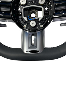 Volante Sportivo AMG in Pelle Completa Compatibile con Mercedes-Benz W213 C238 W463 W464 W222 C217 <span class=keywords><strong>CLS</strong></span> <span class=keywords><strong>C257</strong></span> W205 C63 S300 C43 AMG - Product Image 2