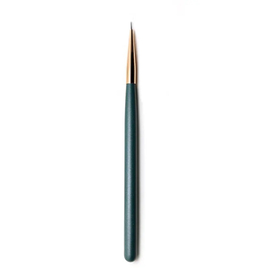 Green Frosted Handle Liner Nail Art Brush for Gel <b>Polish</b> Painting Drawing Professional Nail Salon - Product Image 3
