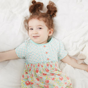 <span class=keywords><strong>Robe</strong></span> fleurie à manches évasées pour petite fille, vêtements d'été, nouvelle collection printemps 2022 - Product Image 3