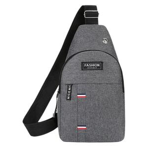 Men's Crossbody Bag Oxford Cloth Gray Black Blue Fashionable Chest Bag For Leisure Travel Summer 2024 - Product Image 5