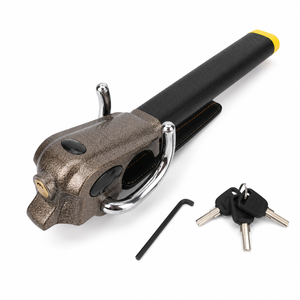 Blocca Volante Antifurto per Auto Resistente <span class=keywords><strong>con</strong></span> Maniglia in Schiuma Protettiva e 3 Chiavi - Vendita all'Ingrosso - Product Image 3