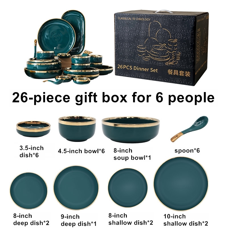 Set da 26 pezzi per 6 persone